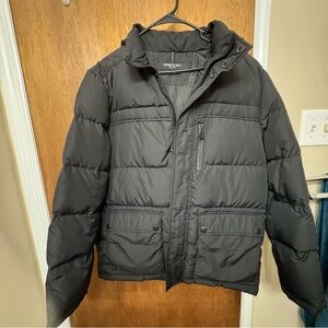 Kenneth Cole Black Puffer Jacket for Men